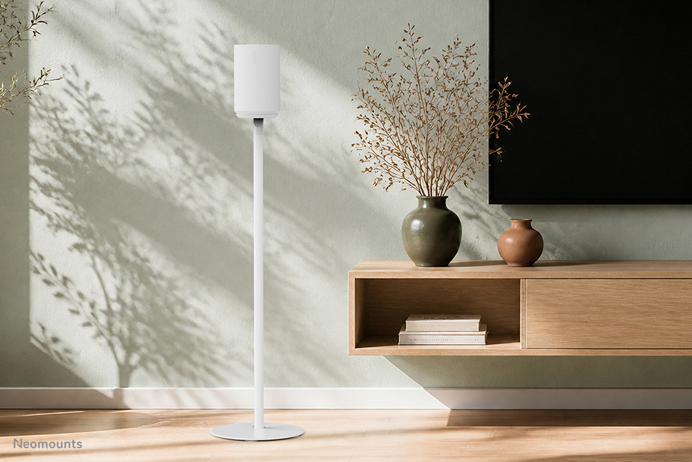 Neomounts FL45-721WH1 Speaker stand for Sonos Era 100 - 85 cm height - white